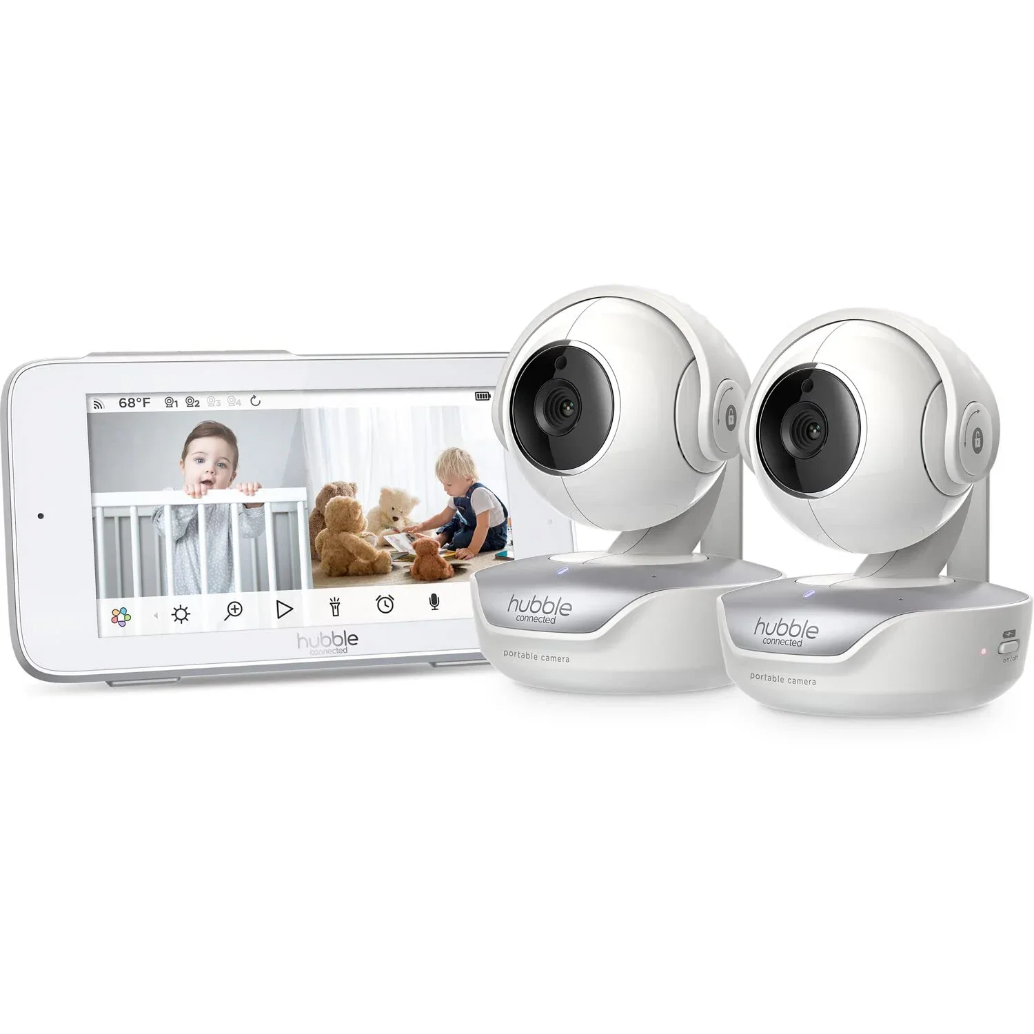 Image of Hubble Connected Nursery Pal Deluxe Twin, Monitor