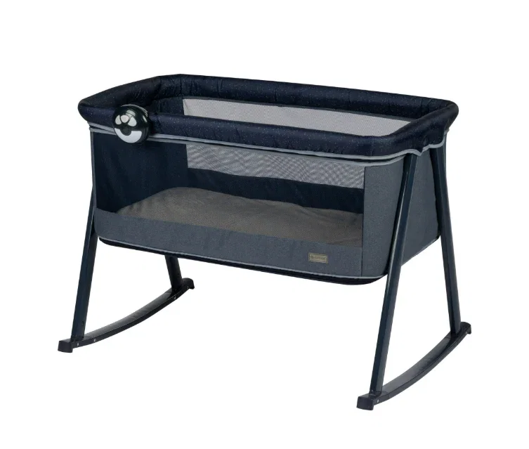 Image of Monbebe Rocking Baby Bassinet to Playard, Astros