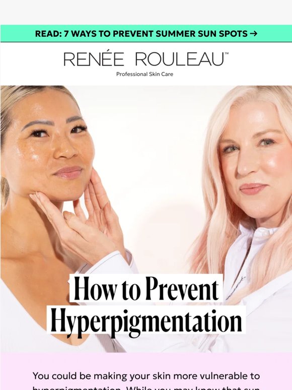 Stop brown spots from surfacing this summer