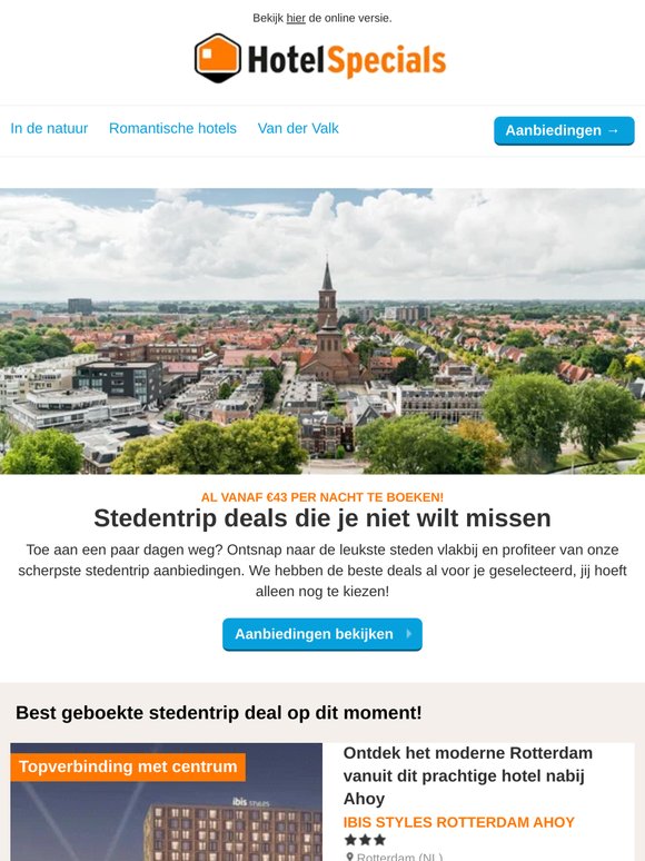 Stedentrip deals die je niet wilt missen
