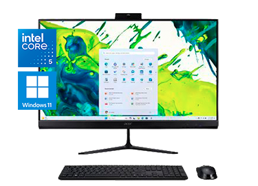 Sobremesa Todo en Uno Acer Aspire C27-2G, Intel Core 5-120U, 16GB RAM, 1TB SSD, Intel Graphics, Windows 11 Home, 27