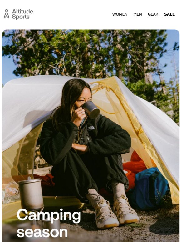 Can we pitch some tents to you? ⛺