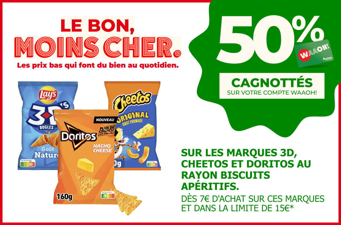 Les prix bas qui font du bien au quotidien.