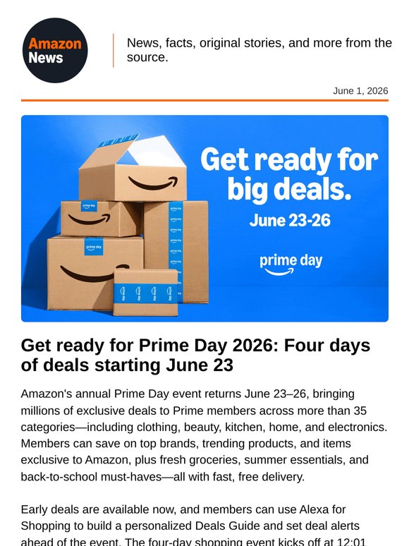 Prime Day 2026 dates just announced—don't miss early savings