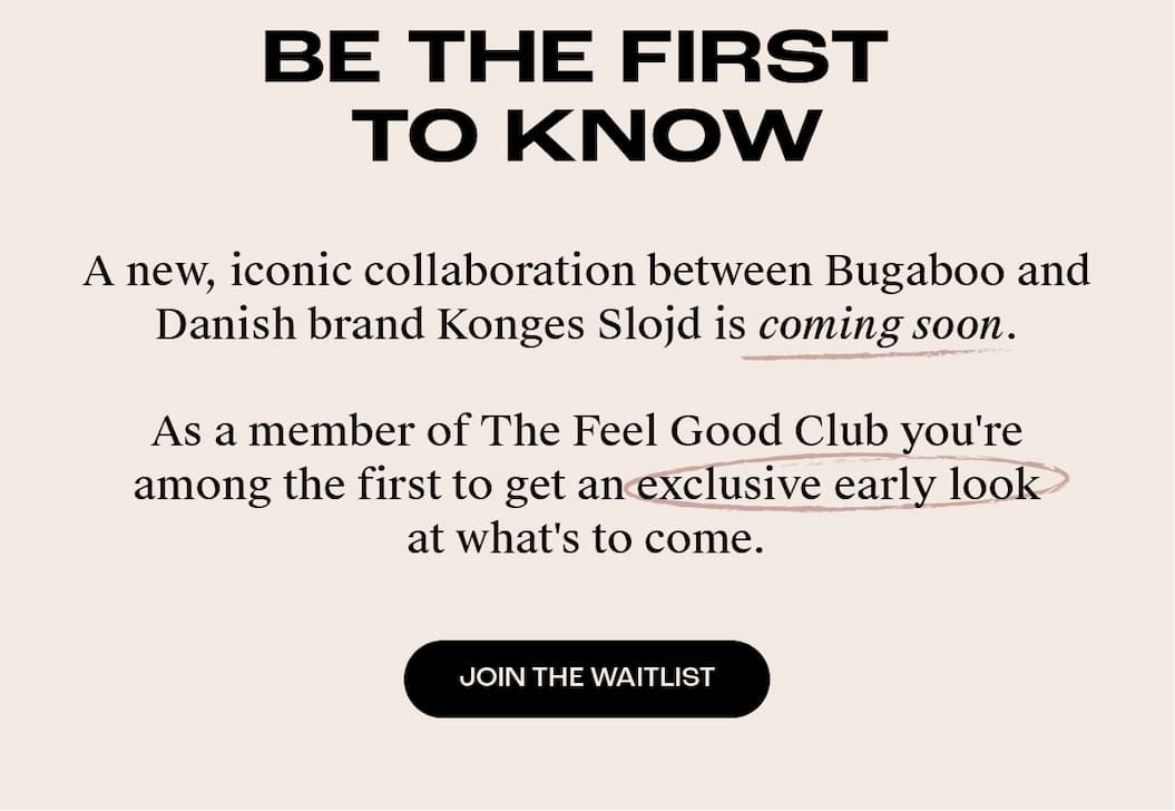 Be The First to know. join the waitlist