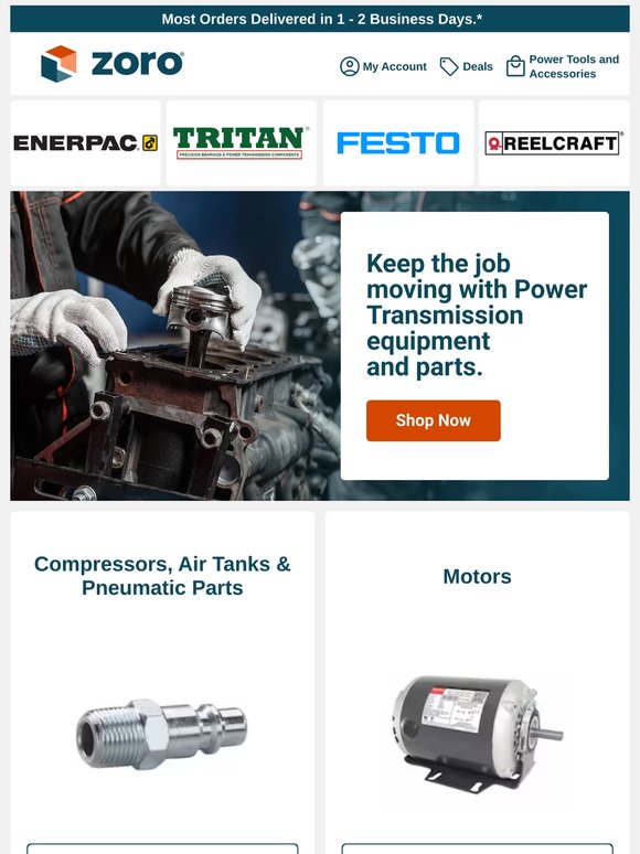 Find the Power Transmission products you need.