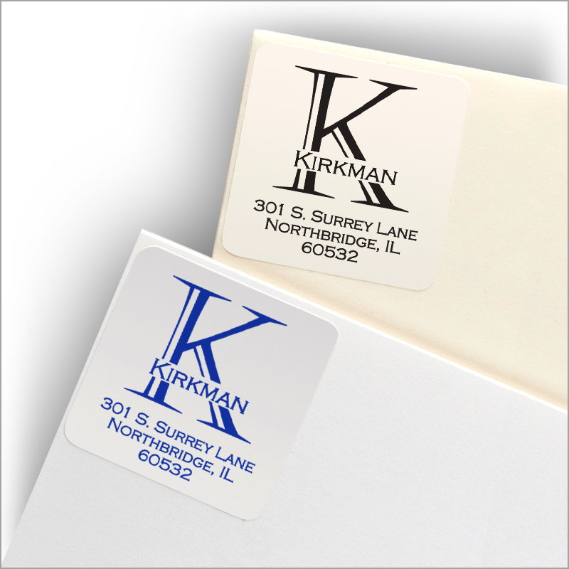 Image of Coventry Square Labels - Design 1
