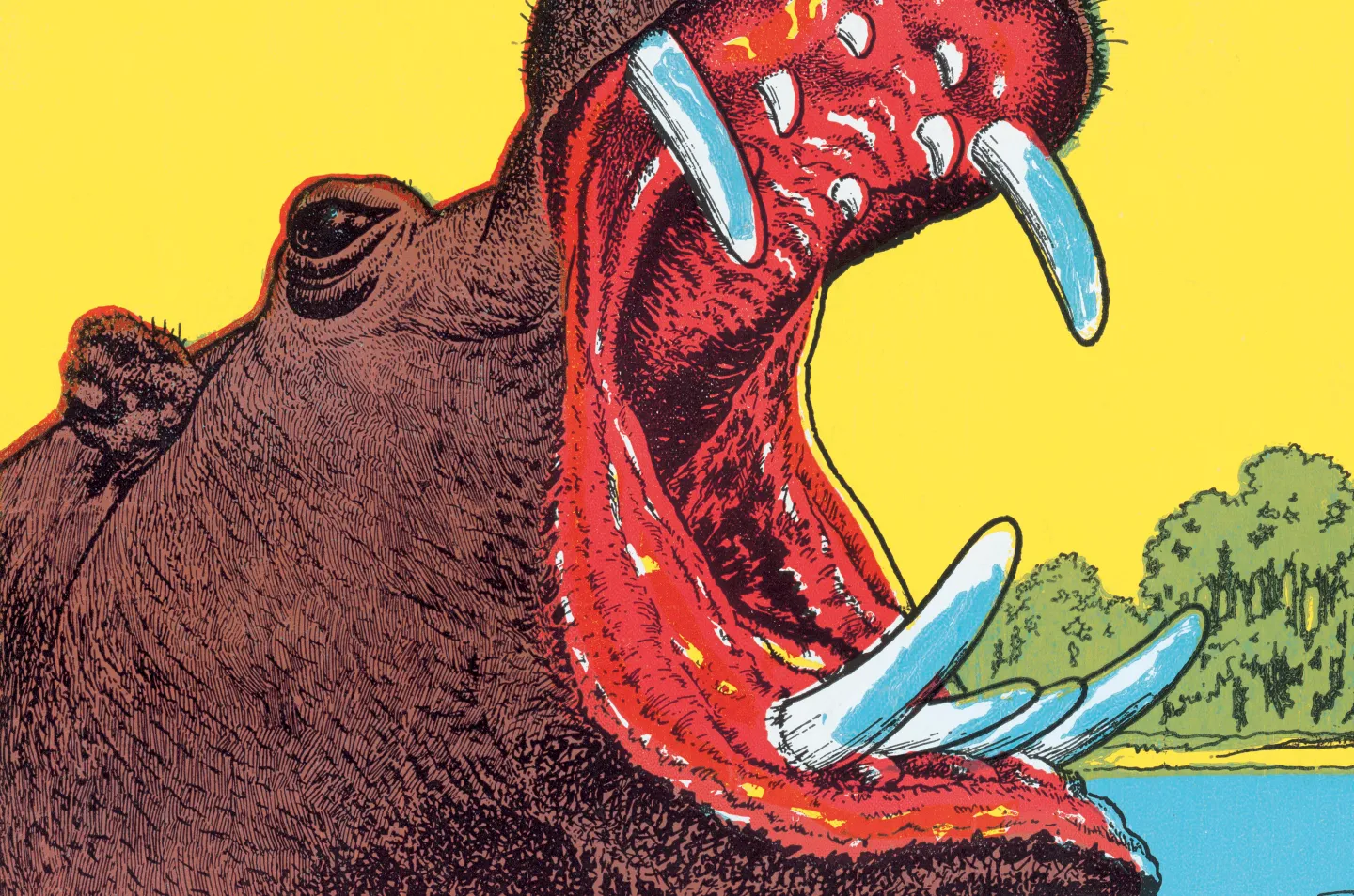 An illustration of a hippo | Getty Images/CSA Images RF