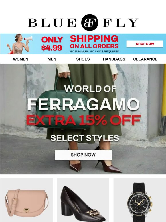Icons on Sale: 15% Off Valentino & Ferragamo