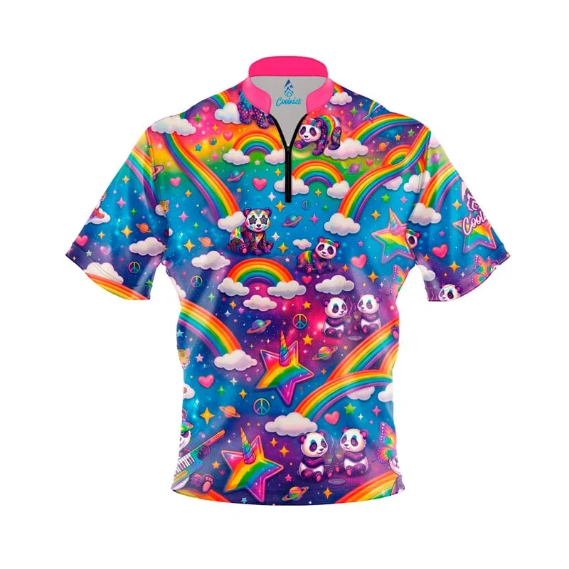 Image of Rainbow Pandas Fast Track CoolWick Bowling Jersey