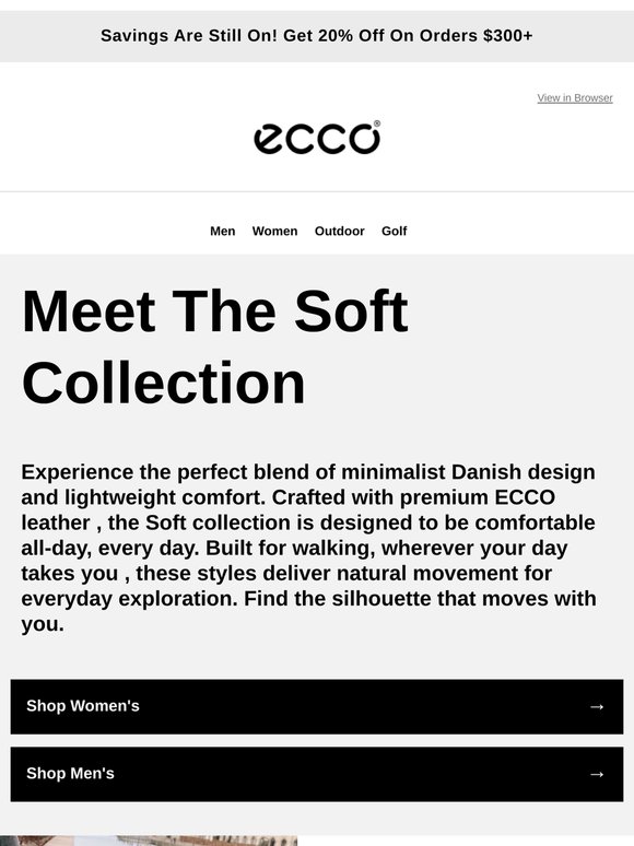 Find Your Perfect Fit In The Soft Collection