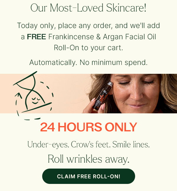 FREE (TODAY ONLY): Frankincense & Argan Facial Oil Roll-On