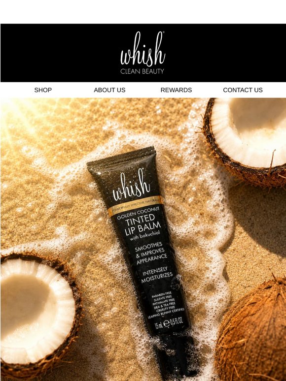 Limited Edition Alert 🥥 Golden Coconut Lip Balm is Here!