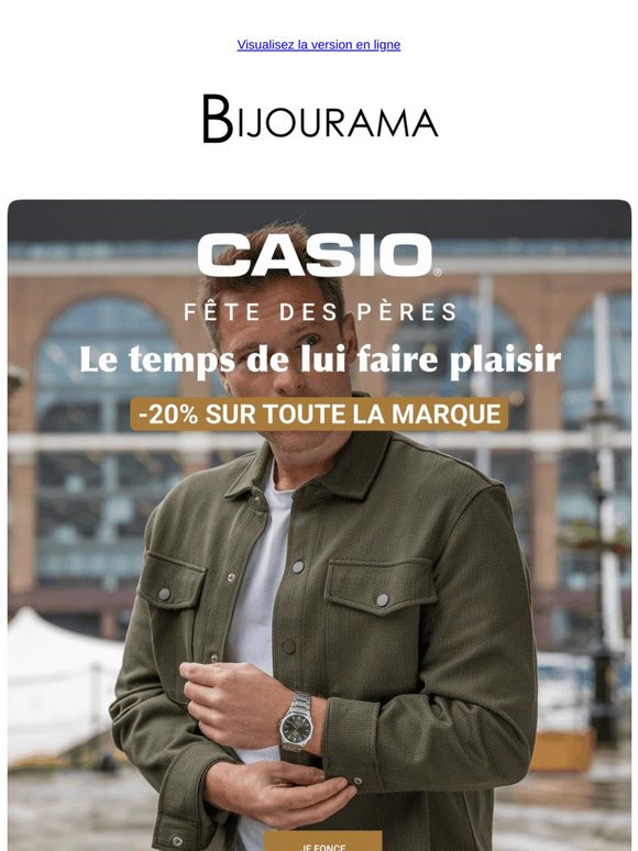 Casio et Guess : -20% sur tout pour la Fête des Pères 🎁