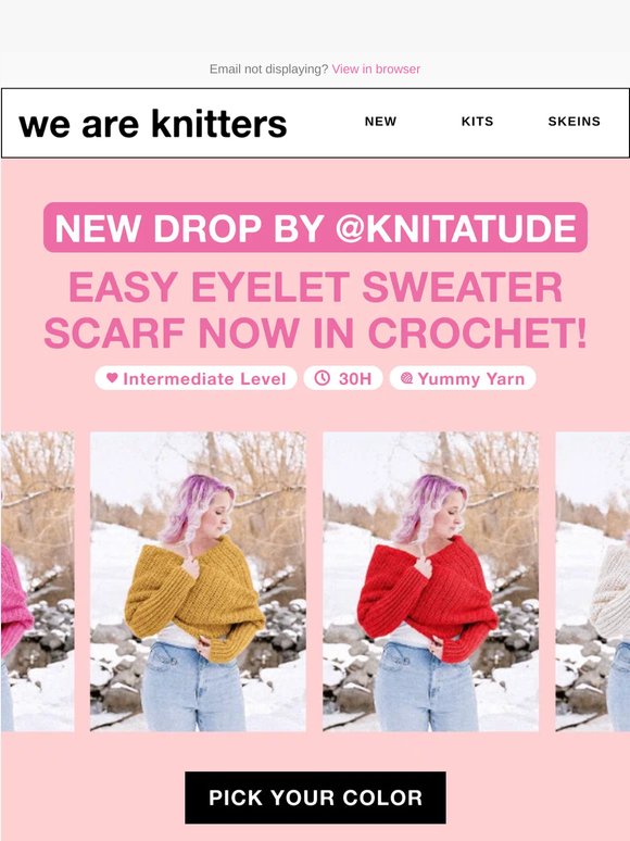 New crochet drop by @Knititude 💕
