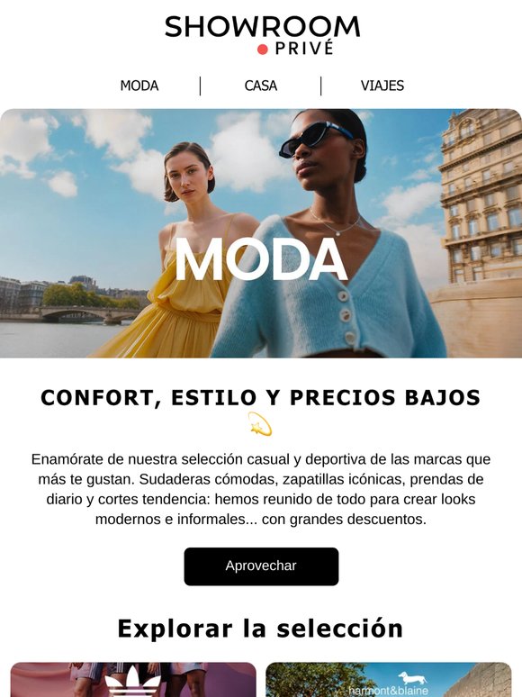 ADIDAS, HARMONT & BLAINE, ALVARO MORENO… Consigue ropa casual y deportiva a precios reducidos.