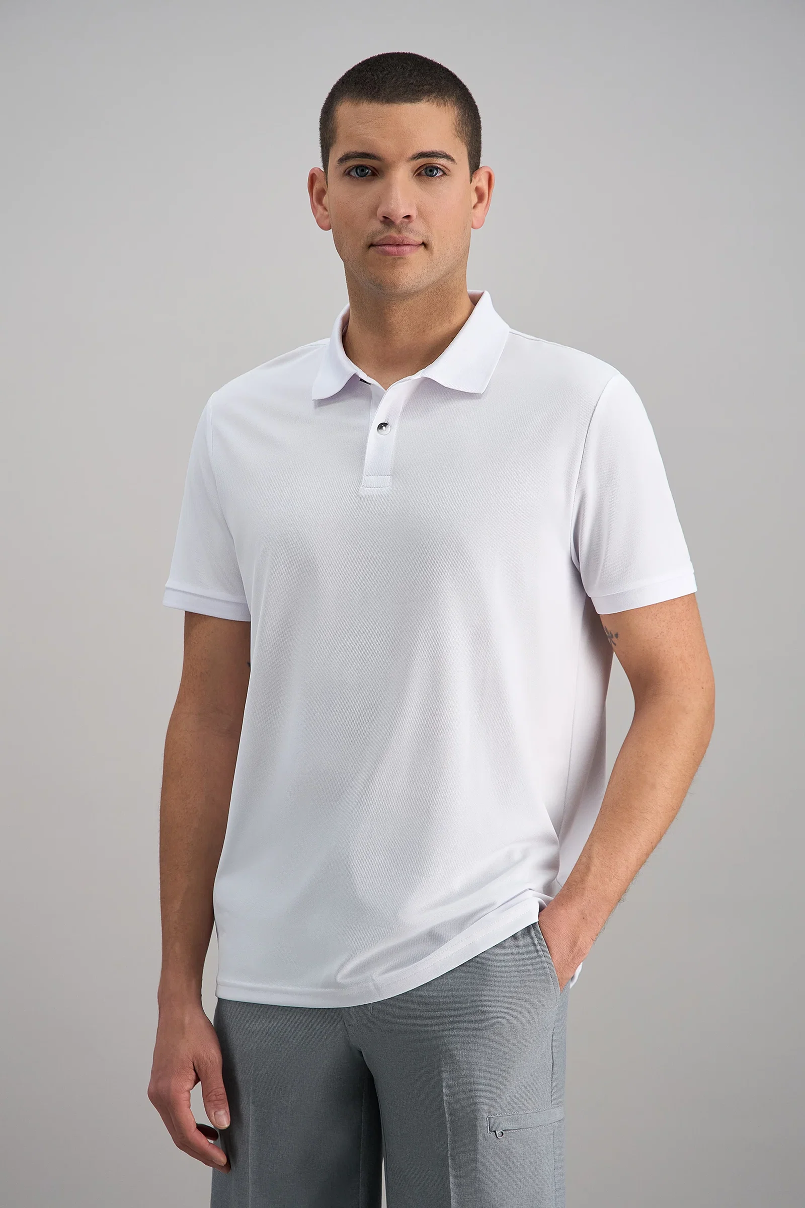 Image of Short Sleeve Pique Polo