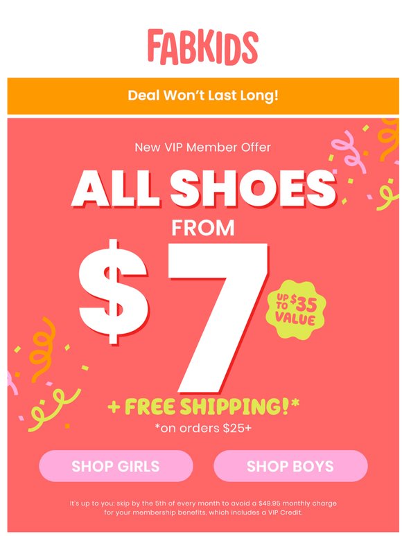 RE: Question ►►► How Does Shoes from $7 sound?