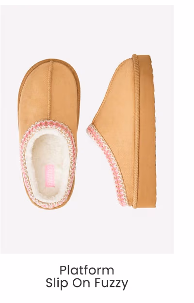 PLatform Slip On Fuzzy