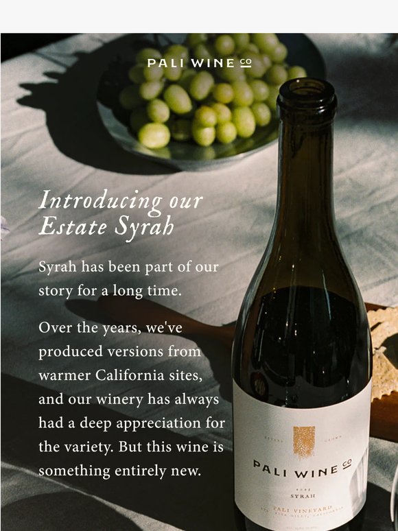 A New Expression of Syrah