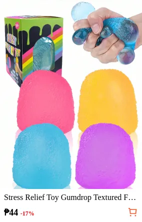 Stress Relief Toy Gumdrop Textured...