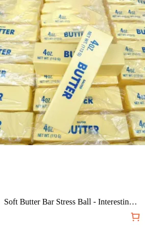 Soft Butter Bar Stress Ball -...