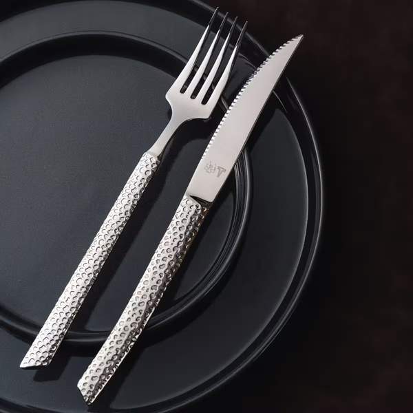  Vargen & Thor LAVA Steakset 8 dele, rustfrit