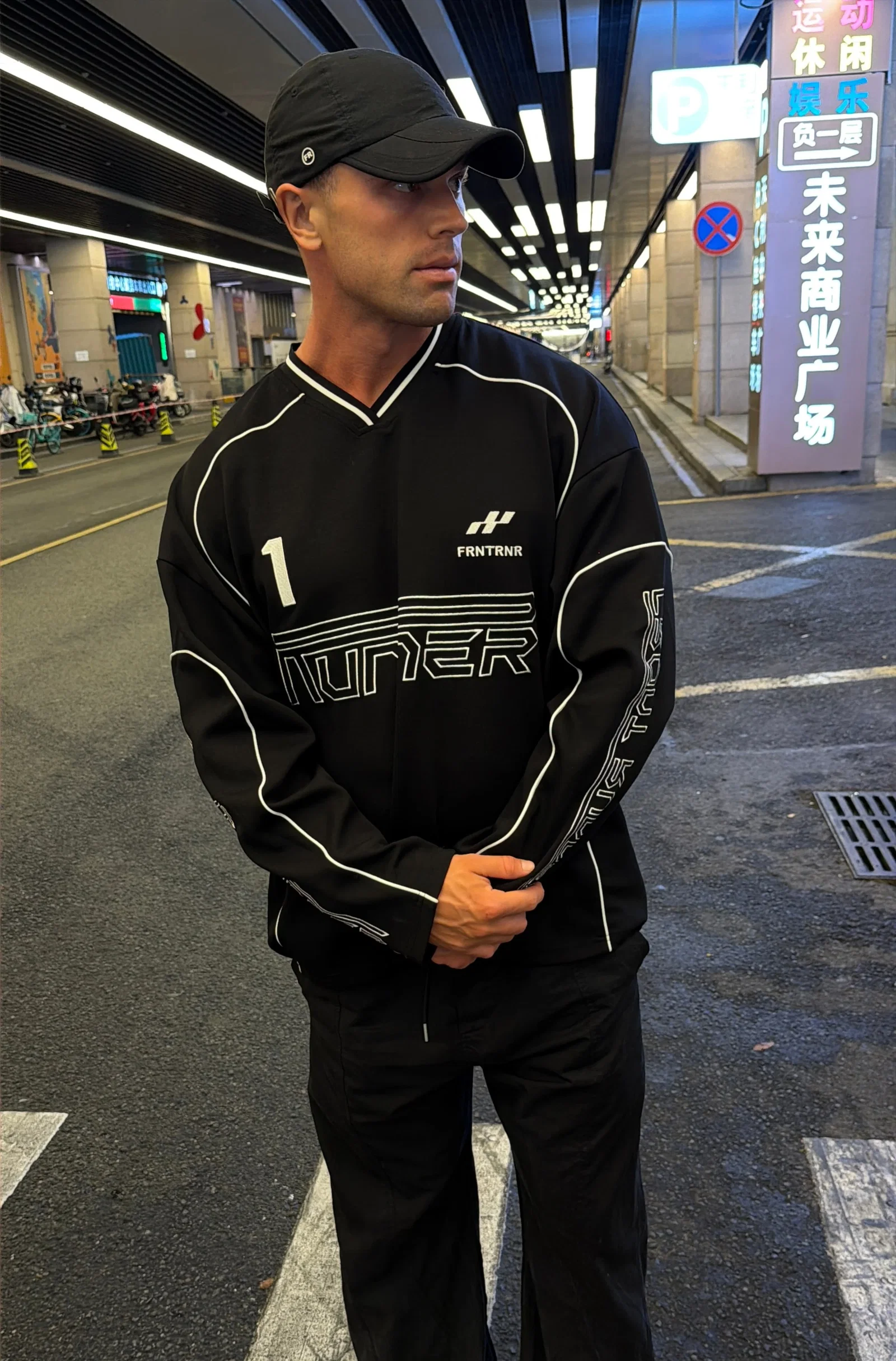 Image of Striker L/S Jersey - Black