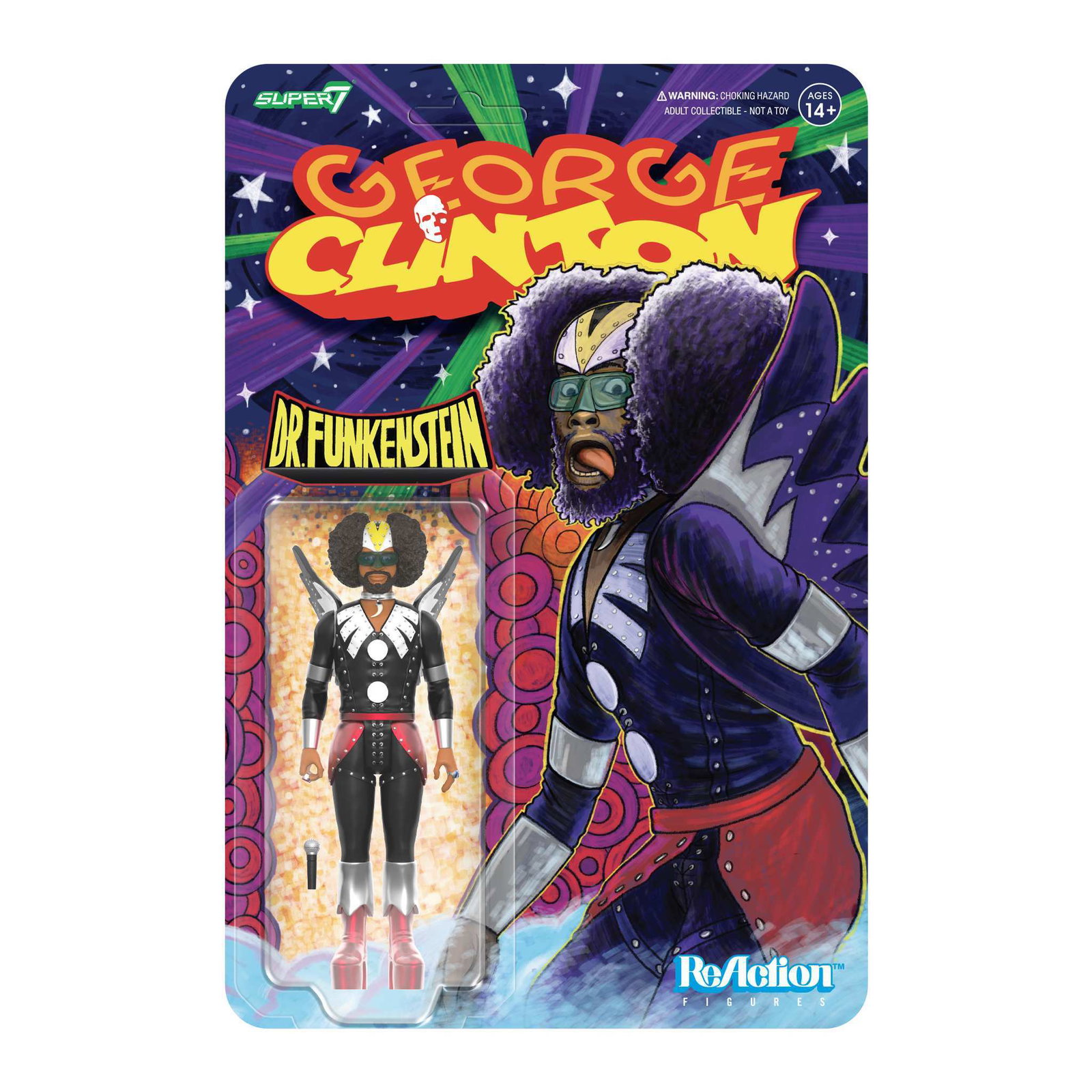 Image of George Clinton ReAction Figures Wave 01 - George Clinton (Dr. Funkenstein)