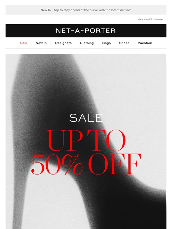 Have you shopped up to 50% off yet?