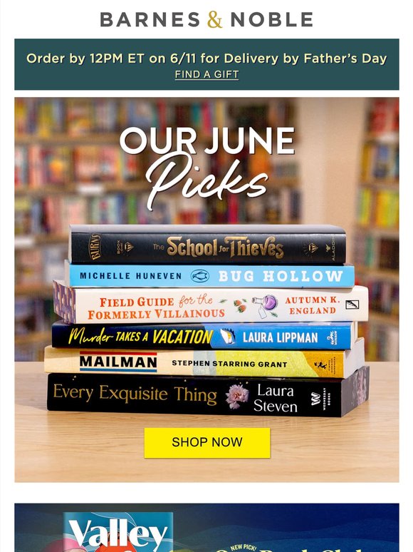 Announcing Our Monthly Picks
