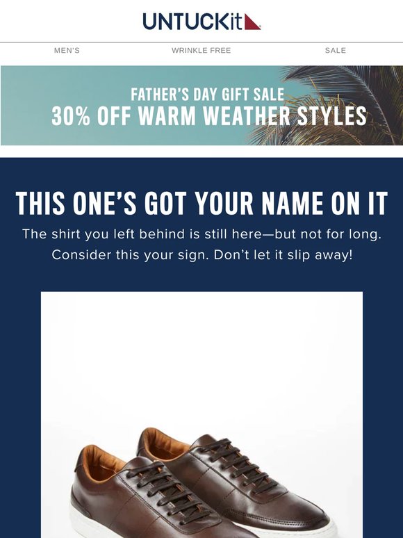 Don’t Let 30% Off Warm-Weather-Styles Pass You By!