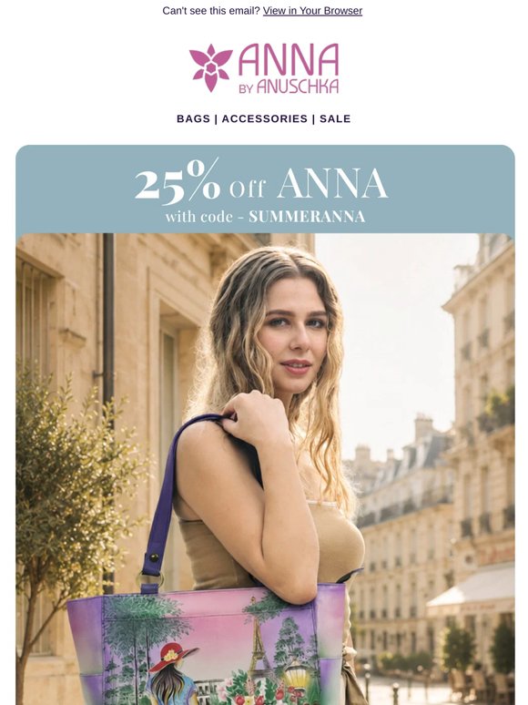 Handmade with Heart ❤️ The Anna Summer Sale Has Begun