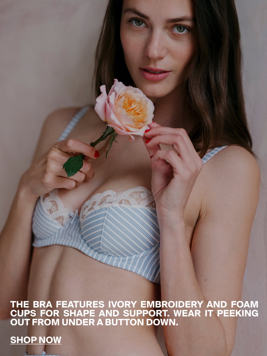 Hampton Poplin Demi Bra