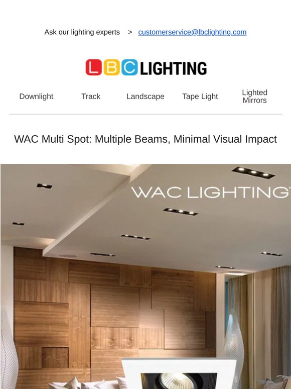 Architectural Lighting Made Easy with WAC Multi-Spot