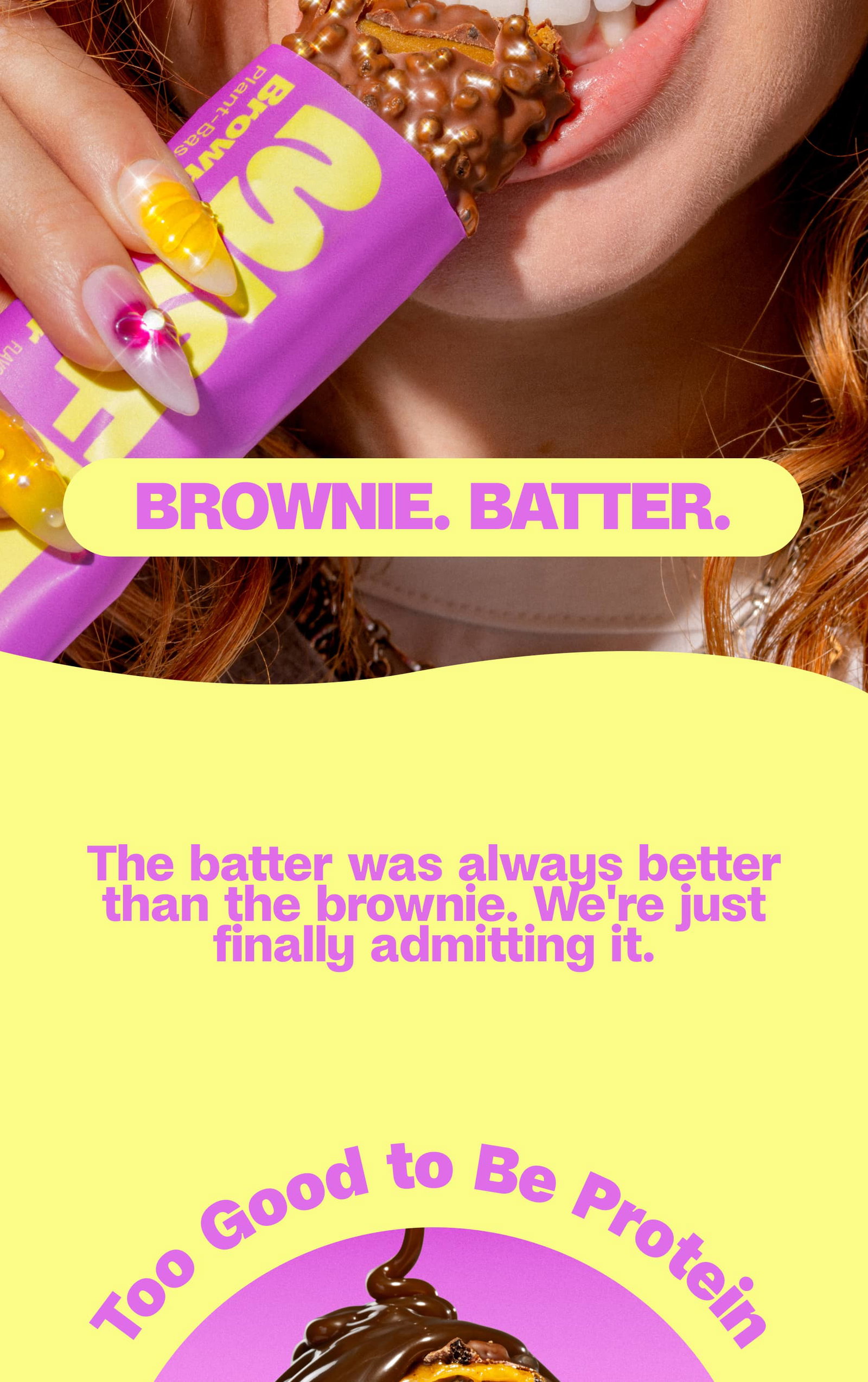 BROWNIE. BATTER.