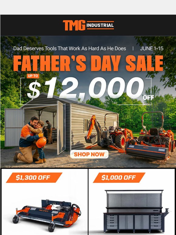 Father’s Day Sale: Save Up to $12,000