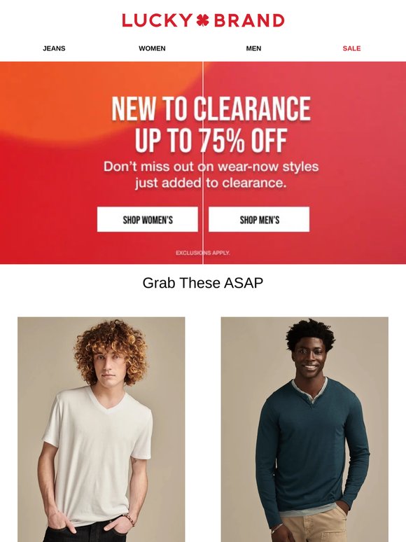 MAJOR Markdowns Up To 75% Off!
