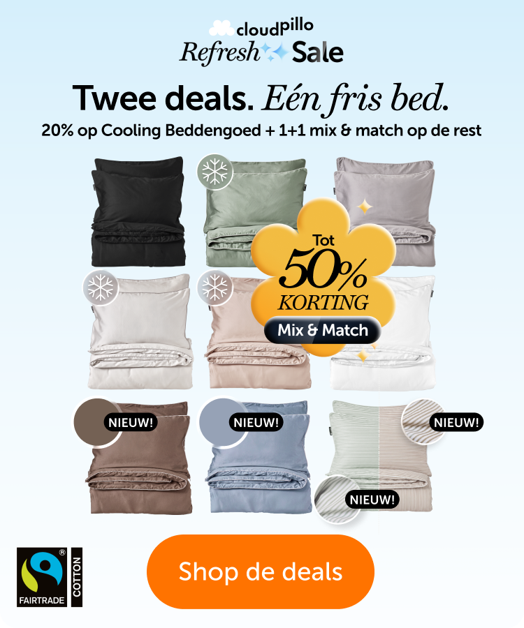Nieuwe kleuren beddengoed!