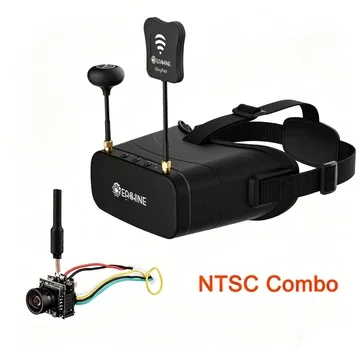 Eachine EV800DM FPV Goggles 5.8GHz 40CH 3 Inch 900*600 DVR HD Diversity with Varifocal Video Headset Build in 2000mAh Battery For FPV Drone