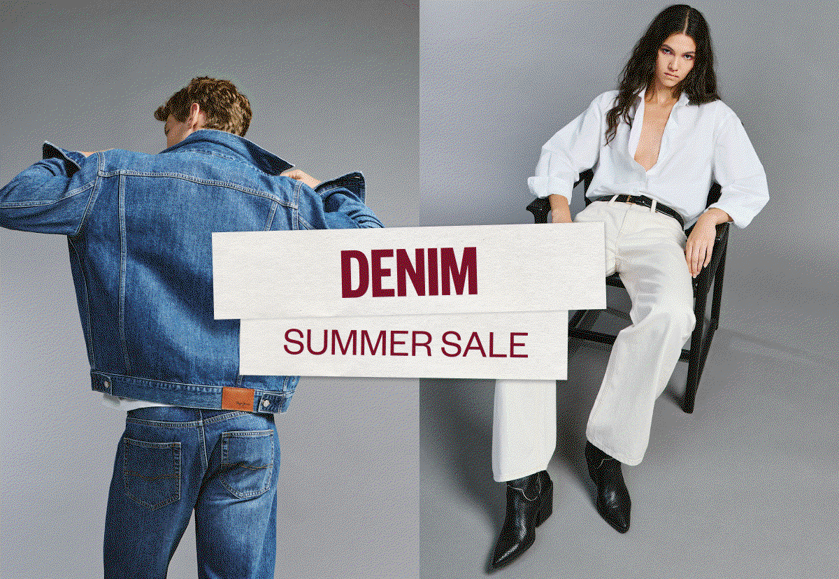 DENIM UP TO 40% OFF