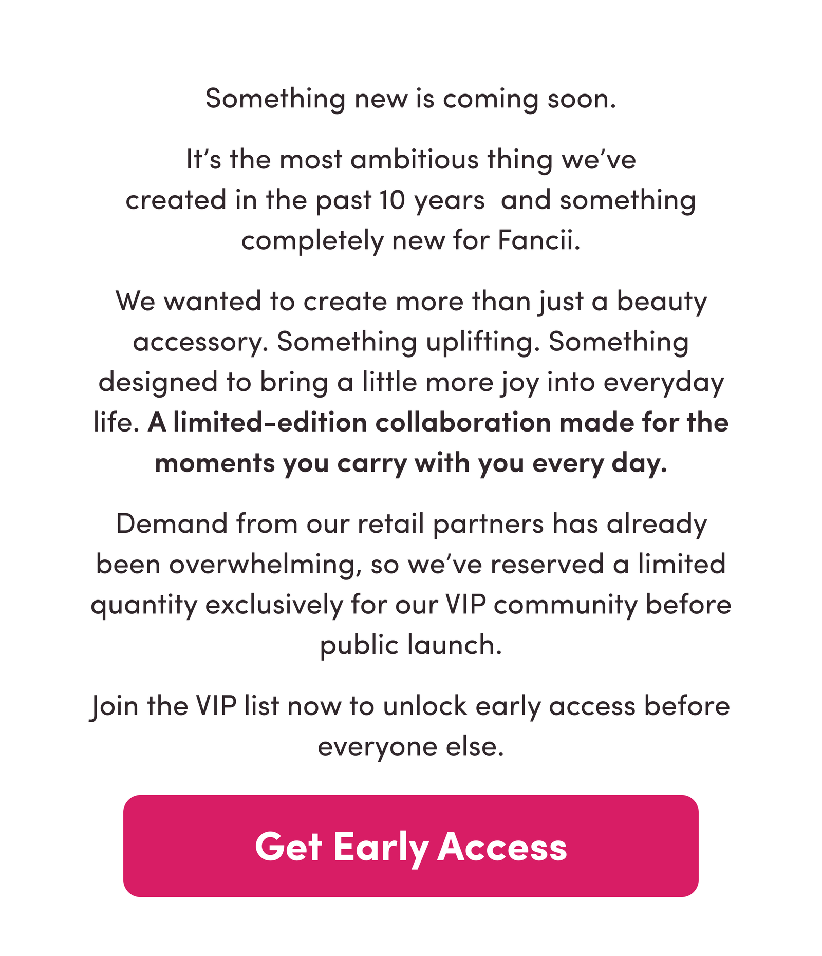 Notify me first