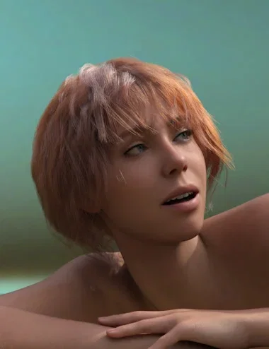 ATG Choppy Cut Hair for Genesis 9 and 8 Male and Female