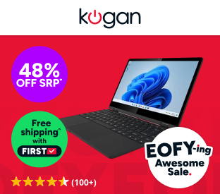 Kogan Atlas K700 13.3" 2-in-1 USB-C Touchscreen Laptop with Windows 11 Pro (128GB) Product Image