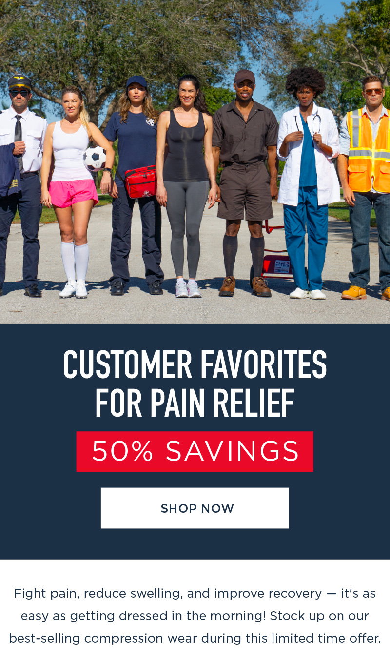 CUSTOMER FAVORITES 50% SAVINGS SHOP NOW