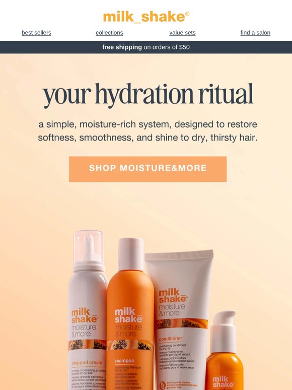 dry hair? we've got you 💧🧡