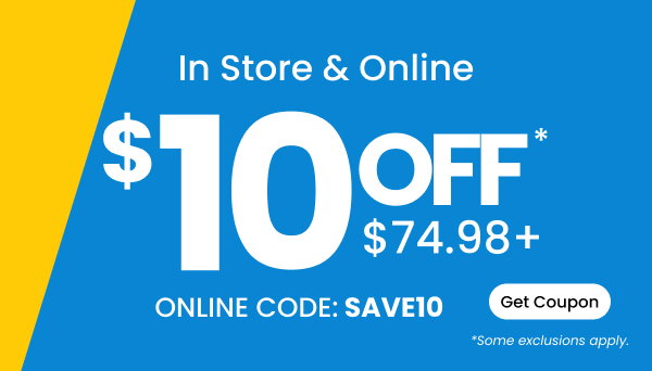 Inflation Relief Limited Time In Store & Online $10 Off $74.98+ Online Code: SAVE10 Get Coupon