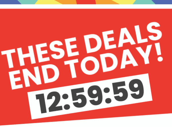These Deals End Today!