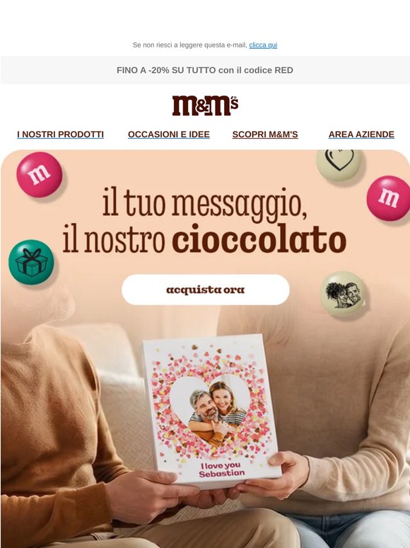 La tua scatola di cioccolatini dei sogni!