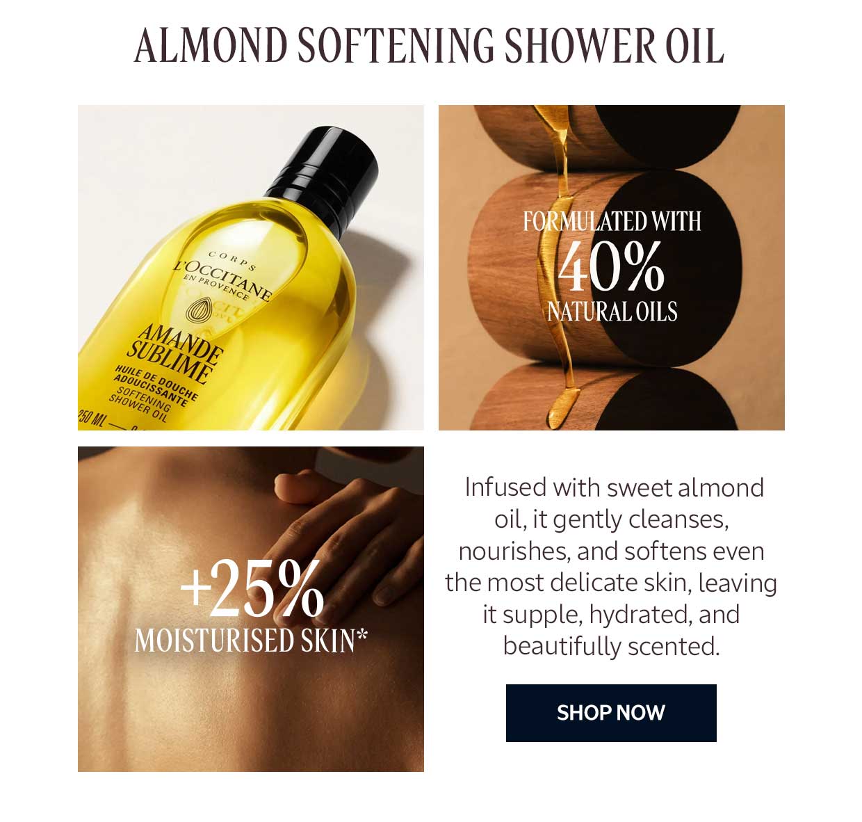 Almond Softening Shower Oil